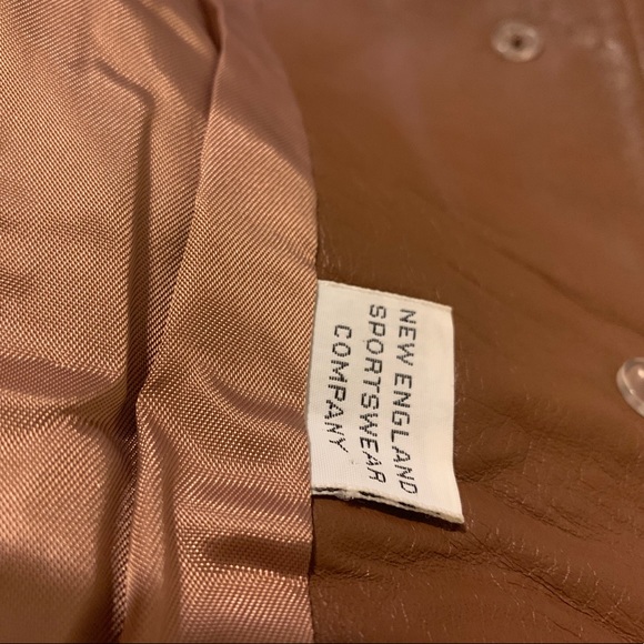 Brown Leather Jacket - Picture 3 of 4
